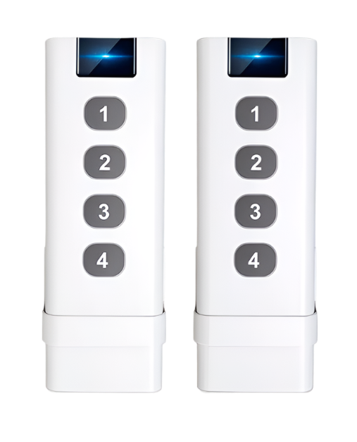 Tuya ZigBee Smart Scene Switch – 1-4 Gang Portable Mini Remote Control for Smart Home Automation
