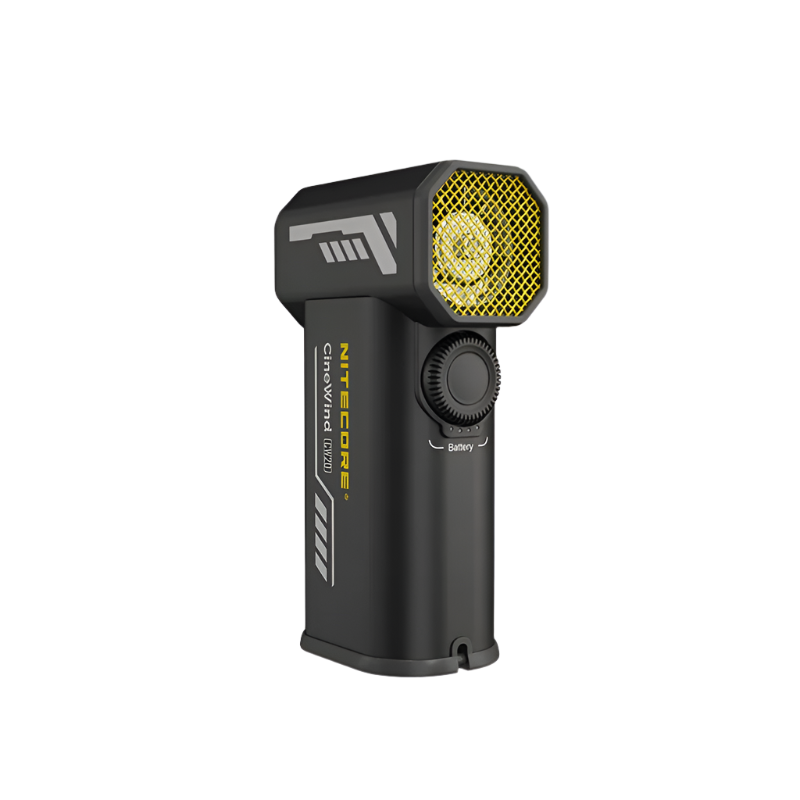 NITECORE CW20 Portable Multipurpose Pocket Fan, Stepless Speed Wind Blower for Photography, Video, Camping & More