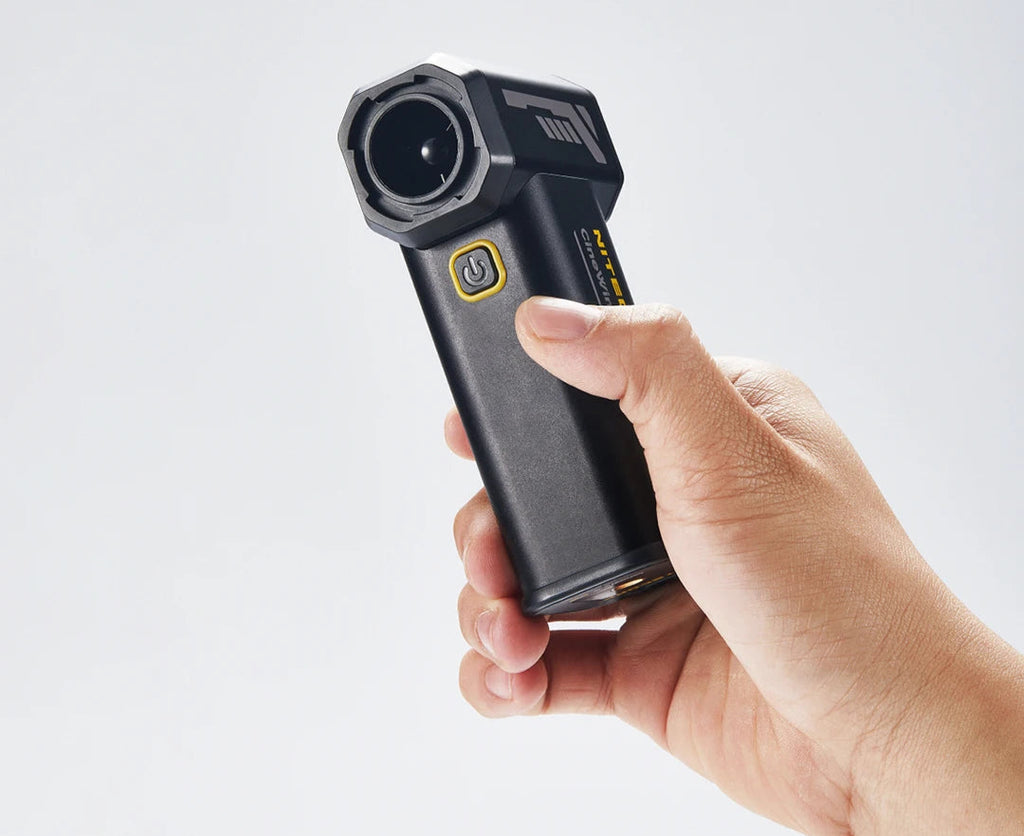 NITECORE CW20 Portable Multipurpose Pocket Fan, Stepless Speed Wind Blower for Photography, Video, Camping & More