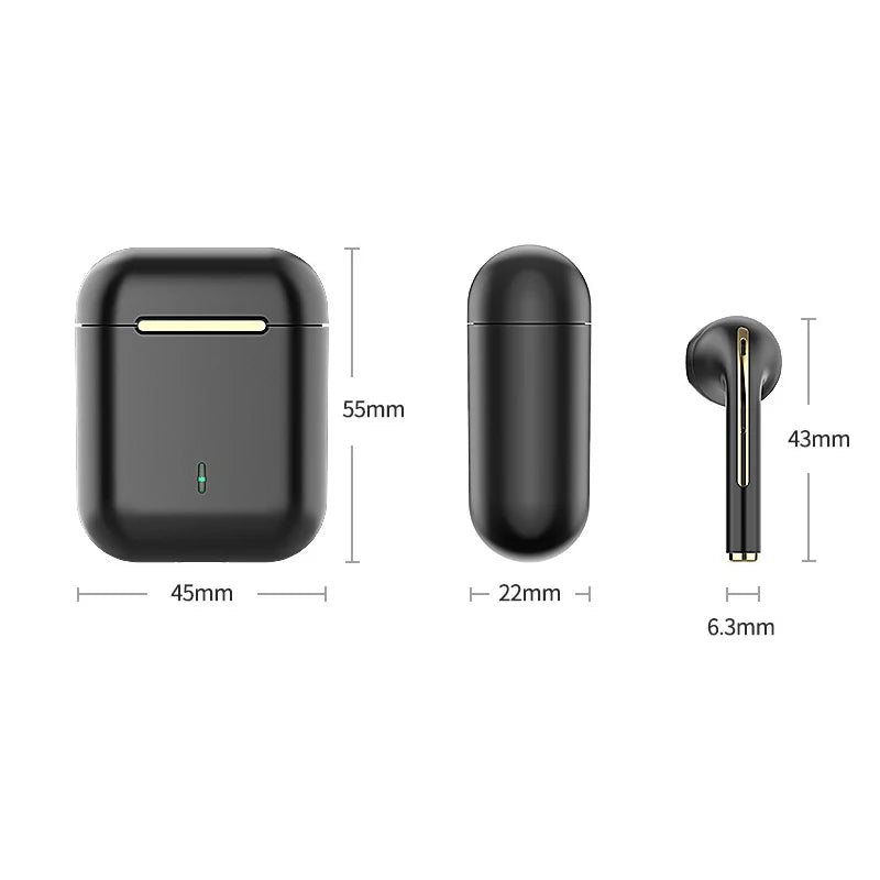 Xiaomi J18 True Wireless Earbuds | Noise Cancelling Bluetooth 5.3 In-Ear Headphones with Mic – Stereo Business Handsfree Headset