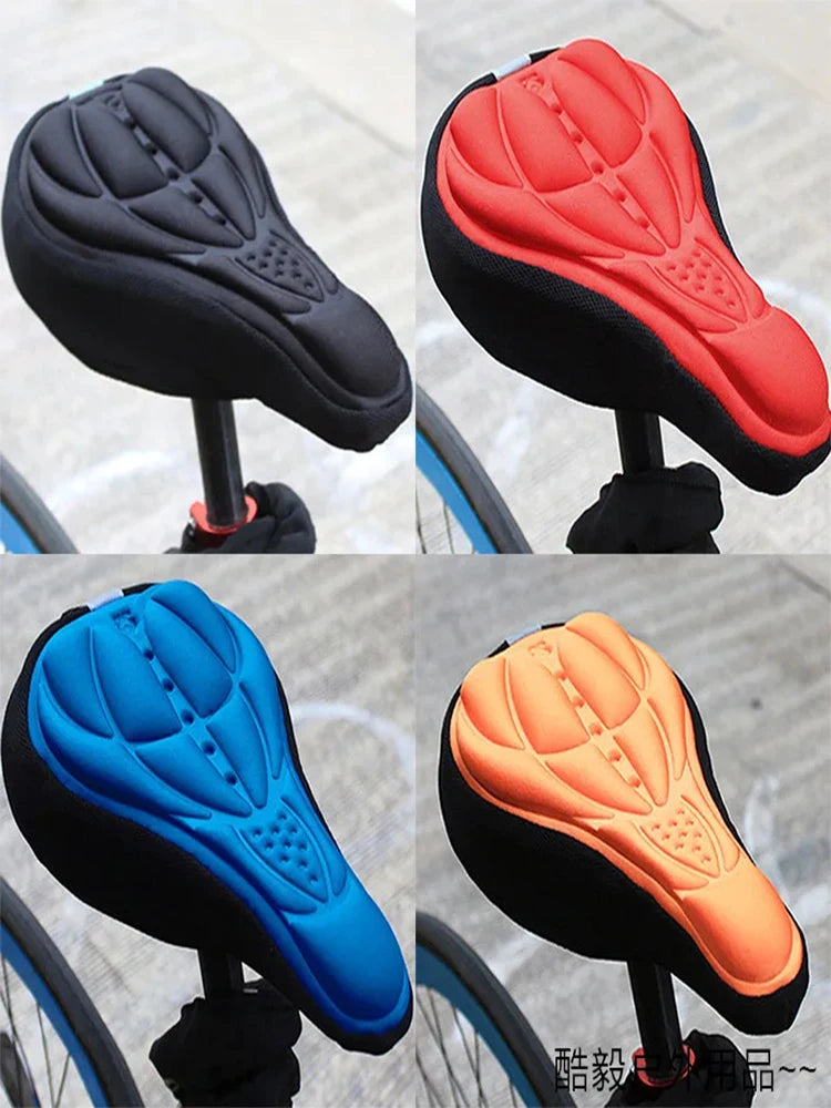 3D Soft Bike Saddle Cover - Comfortable Foam Seat Cushion for Enhanced Cycling Comfort