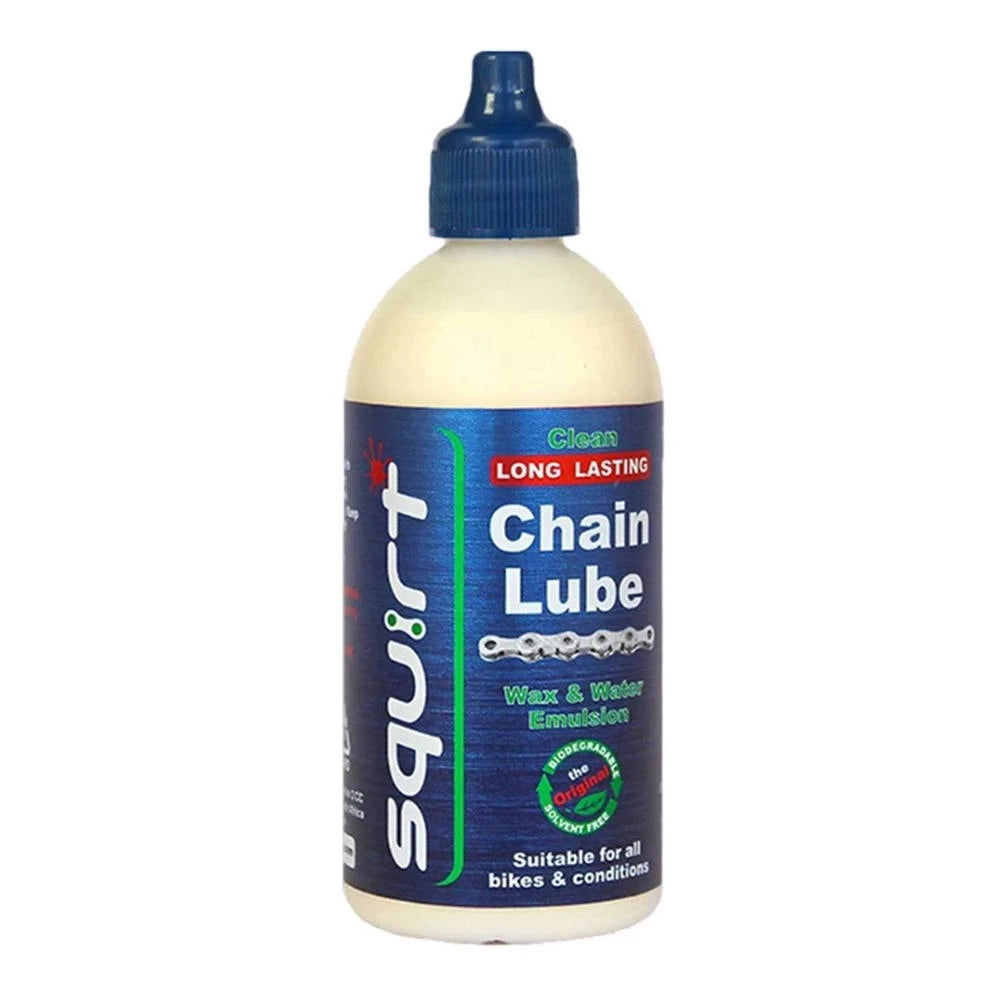 Squirt 120ML Waxy Bicycle Chain Lube – Long-Lasting Dry Chain Maintenance Oil for MTB & Road Bikes