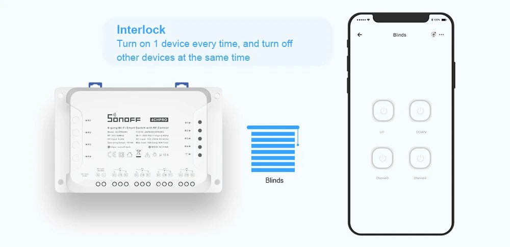 Itead SONOFF 4CH R3 Wifi Wireless Remote Control Relay Module Switch 4 Gang Channel Light Timer Switch Smart Home Automation