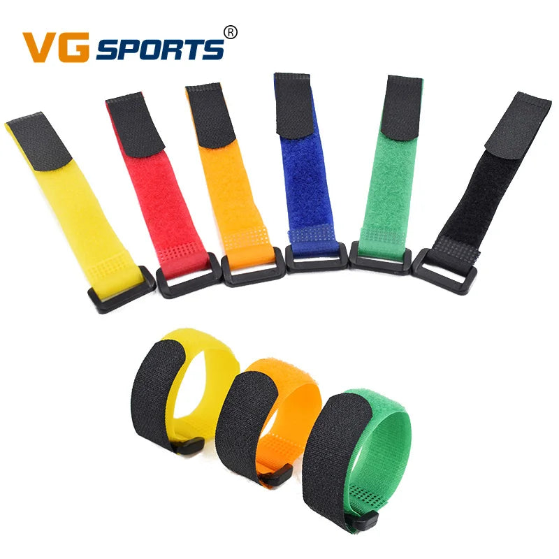 5PCS Bicycle Handlebar Strap Holder - Universal Nylon Tie Straps for Flashlight & Accessory Attachmen