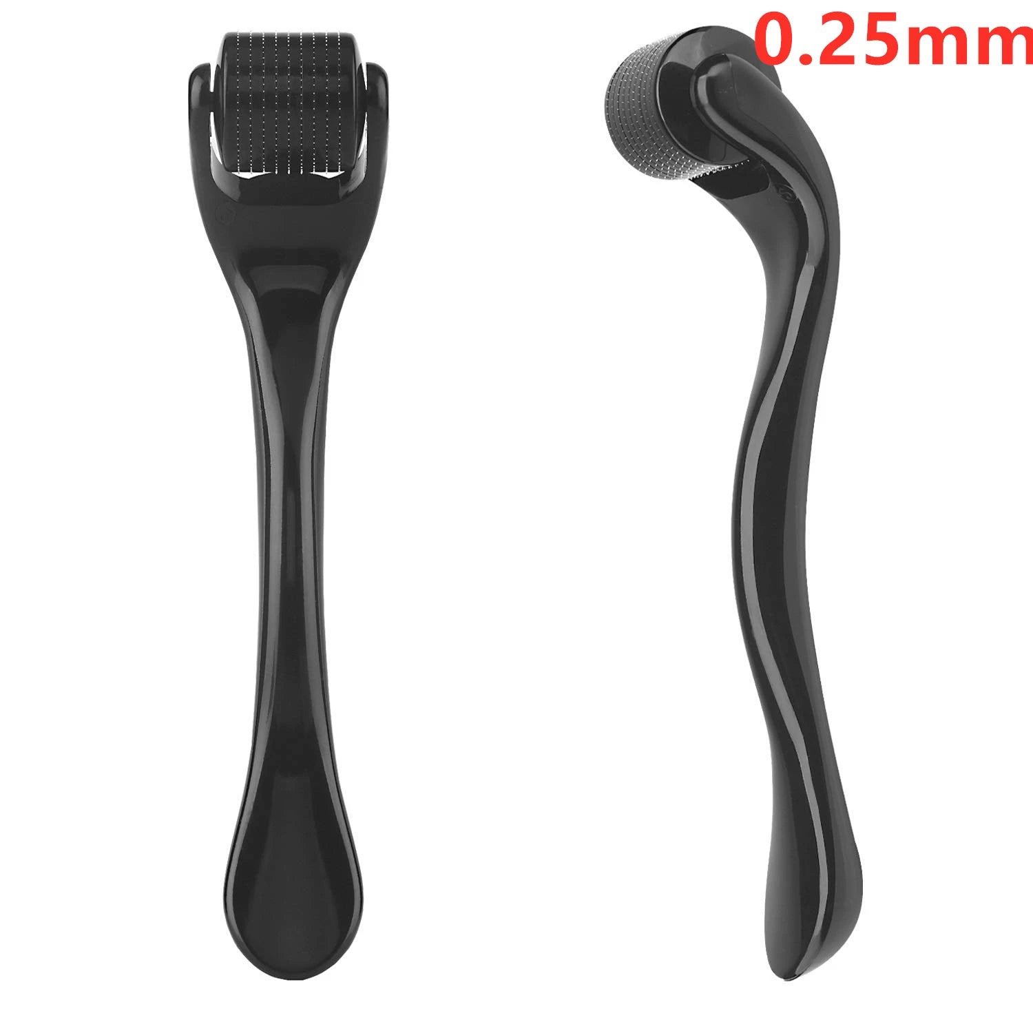 Derma Roller for Skin, Beard & Hair Growth – 540 Needles (0.2mm/0.25mm/0.3mm) Micro Needle Roller, Facial & Body Treatment, Includes Storage Case