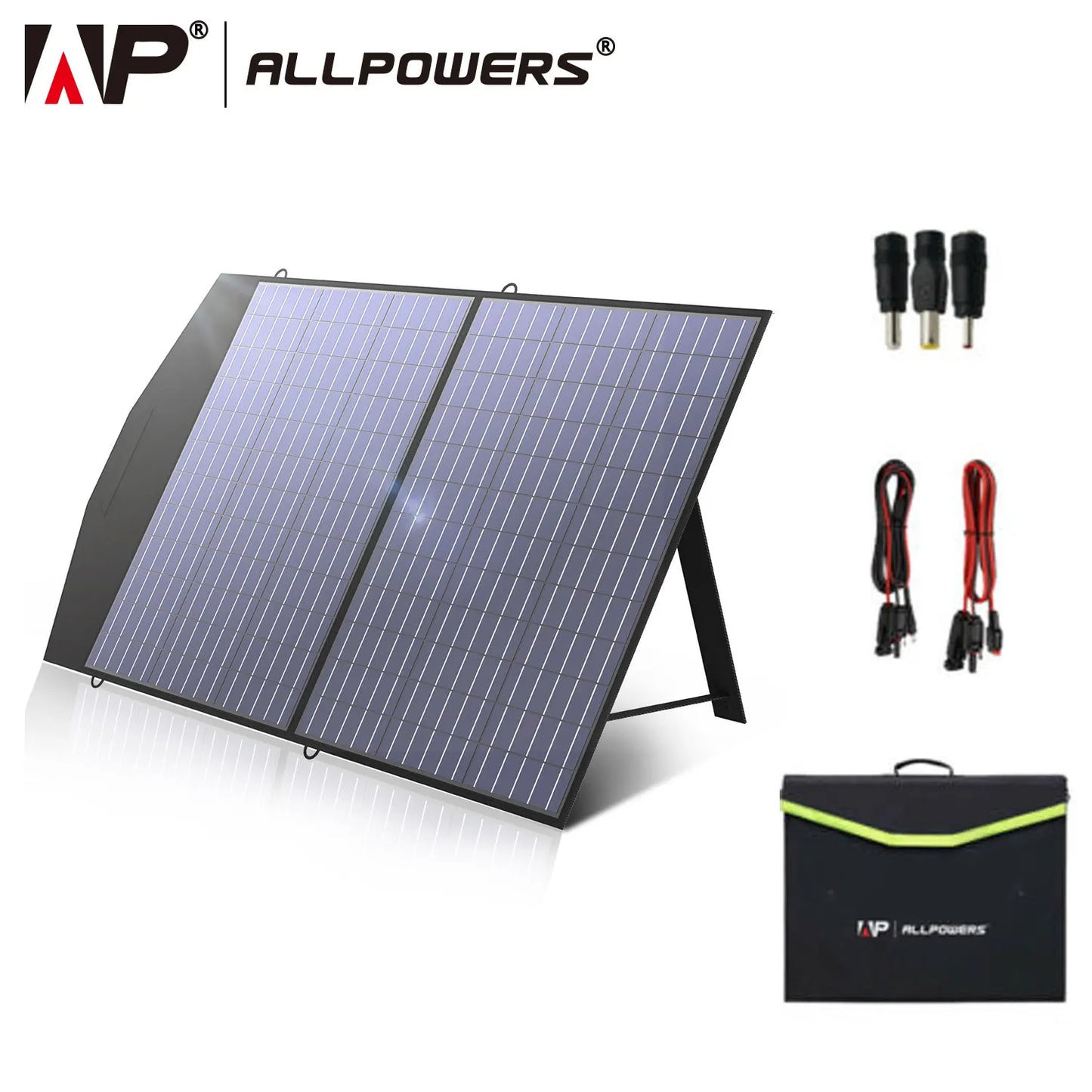 ALLPOWERS Portable Foldable Solar Panel Charger - 400W / 200W / 140W / 100W / 60W Waterproof Solar Charger for Camping, RVs, Garden, and Roof Use