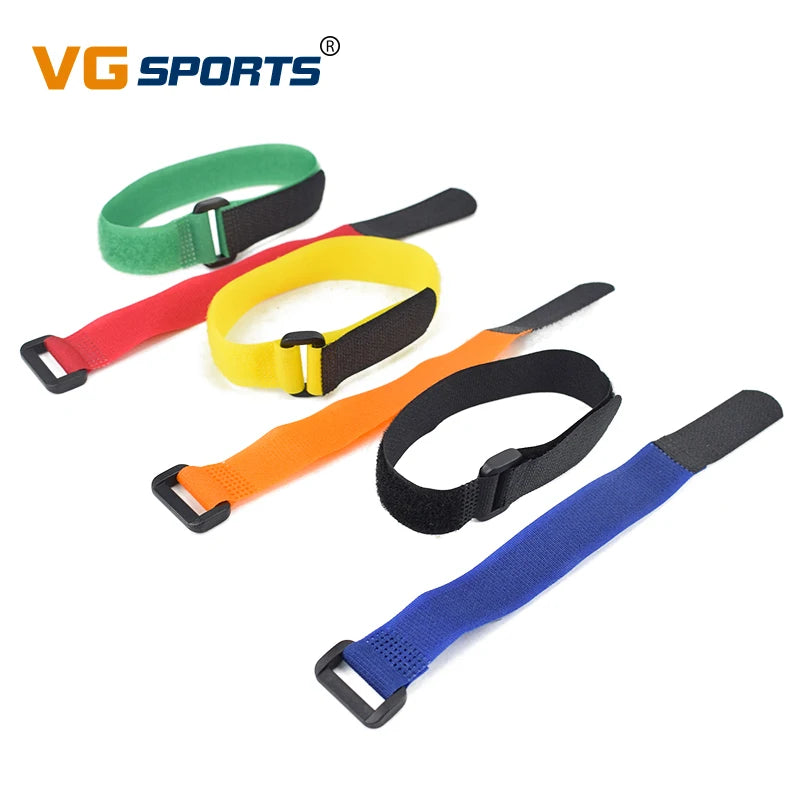 5PCS Bicycle Handlebar Strap Holder - Universal Nylon Tie Straps for Flashlight & Accessory Attachmen