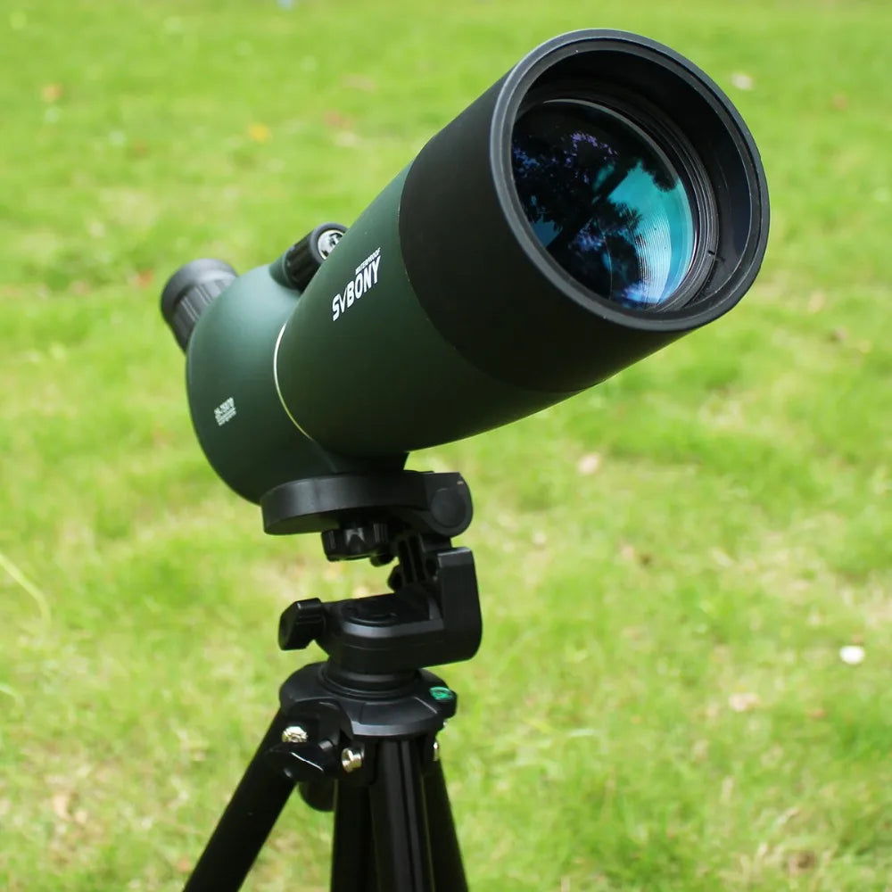 SVBONY SV28 Spotting Scope – 50/60/70/80mm Waterproof Zoom Telescope with PORRO Prism, Long-Range for Shooting, Camping, and Wildlife Viewing