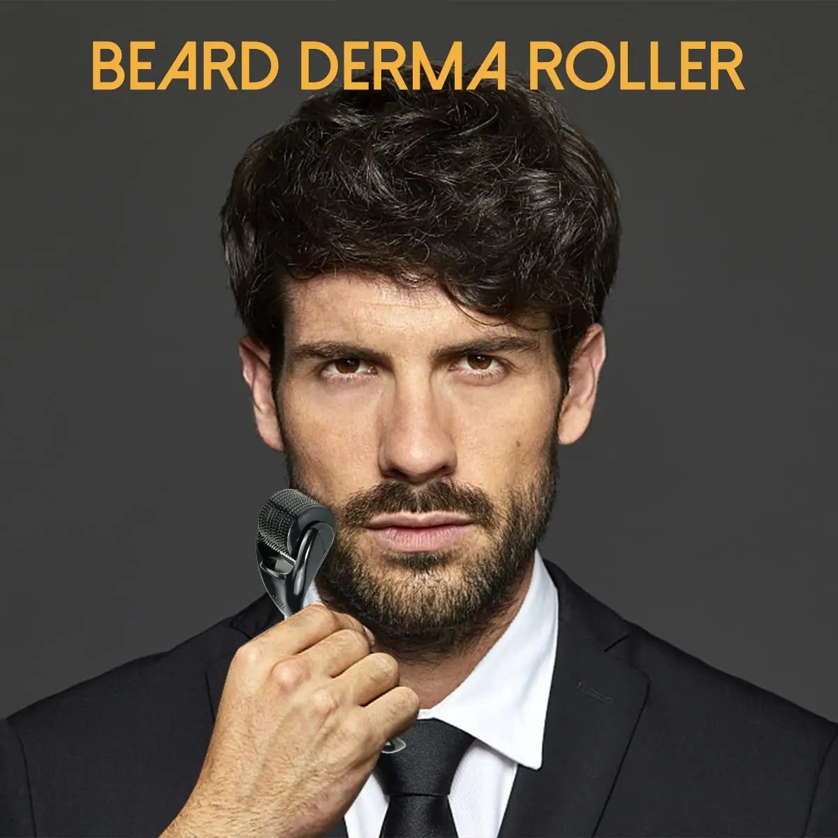 Derma Roller for Skin, Beard & Hair Growth – 540 Needles (0.2mm/0.25mm/0.3mm) Micro Needle Roller, Facial & Body Treatment, Includes Storage Case