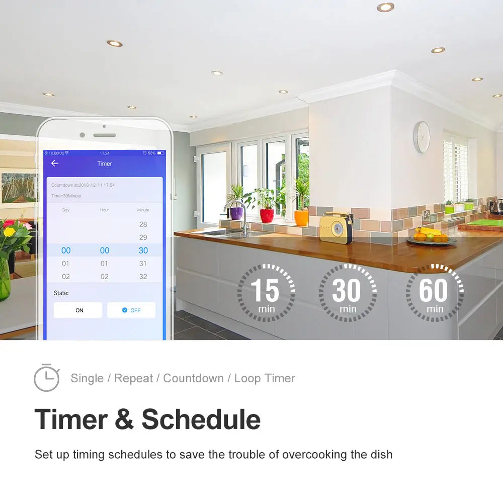 Itead SONOFF 4CH R3 Wifi Wireless Remote Control Relay Module Switch 4 Gang Channel Light Timer Switch Smart Home Automation