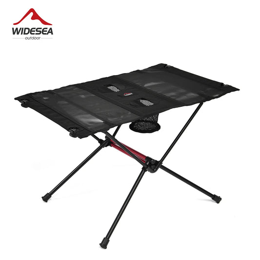 Widesea Folding Camping Table - Portable and Lightweight Travel Picnic Table for Outdoor Fishing, Tourism, and Camping