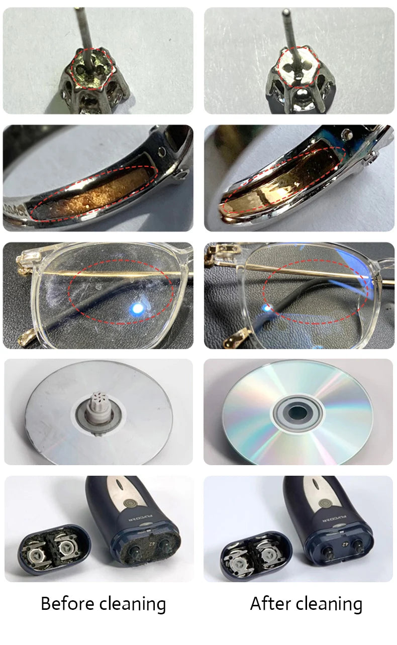Digital Ultrasonic Cleaner Bath For Jewelry Parts Glasses Manicure Stones Cutters Dental Razor Ultrasound Cleaner Machine