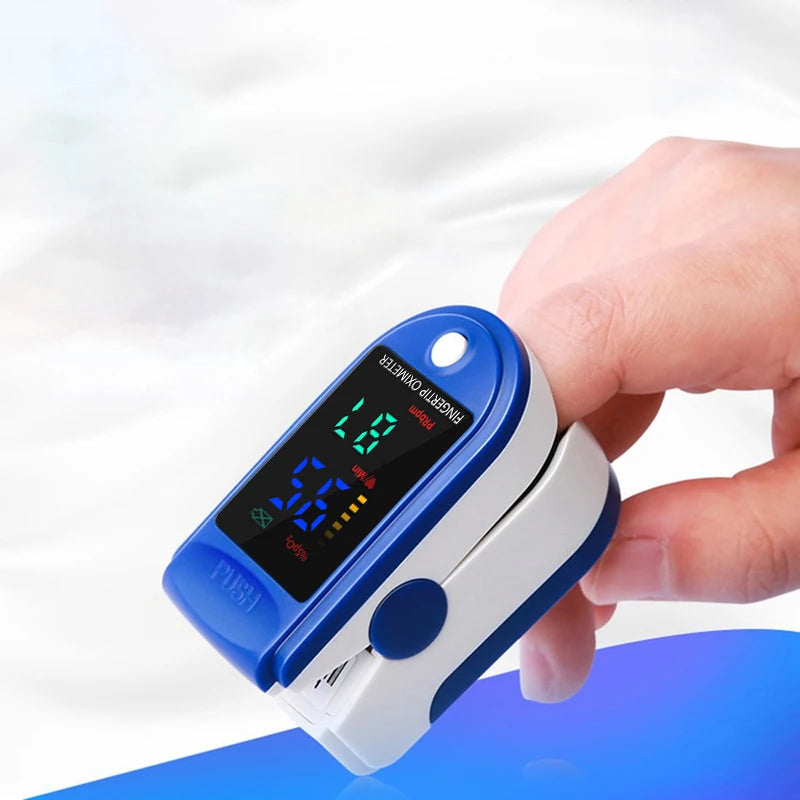 Alextrasza Non-Contact IR Thermometer & Fingertip Oximeter – Fast, Portable Medical Equipment for SpO2 & PR Monitoring