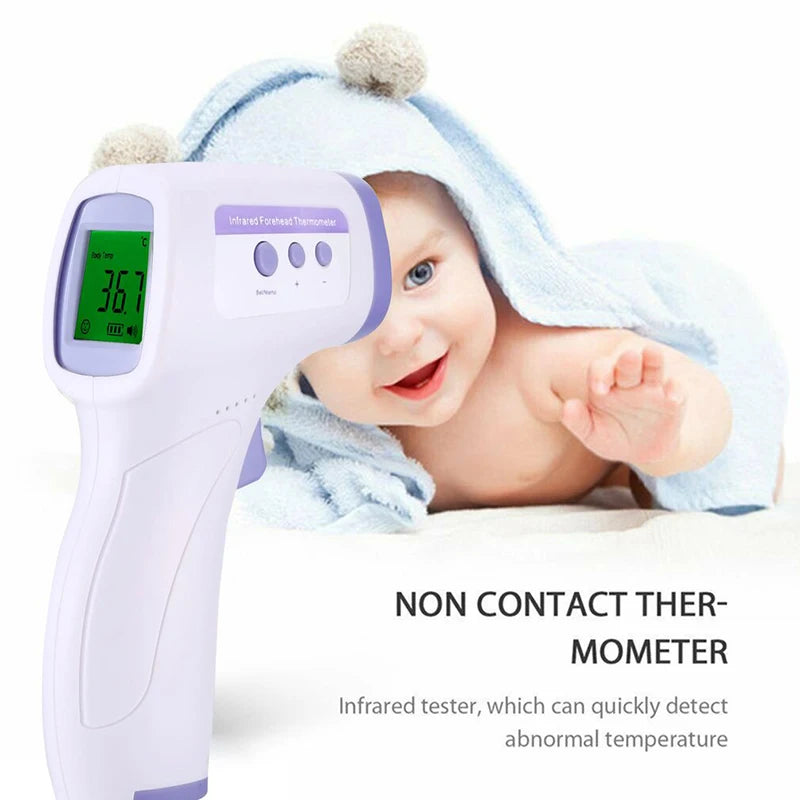 Alextrasza Non-Contact IR Thermometer & Fingertip Oximeter – Fast, Portable Medical Equipment for SpO2 & PR Monitoring