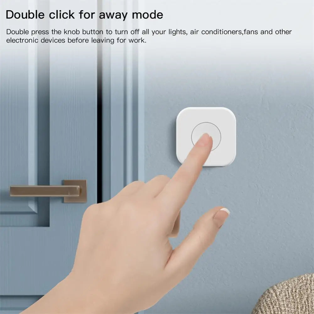 Tuya Zigbee Smart Switch Push Button One Key Contror Scene Switch Wireless Smart Life Remote Controller Smart Home Automation