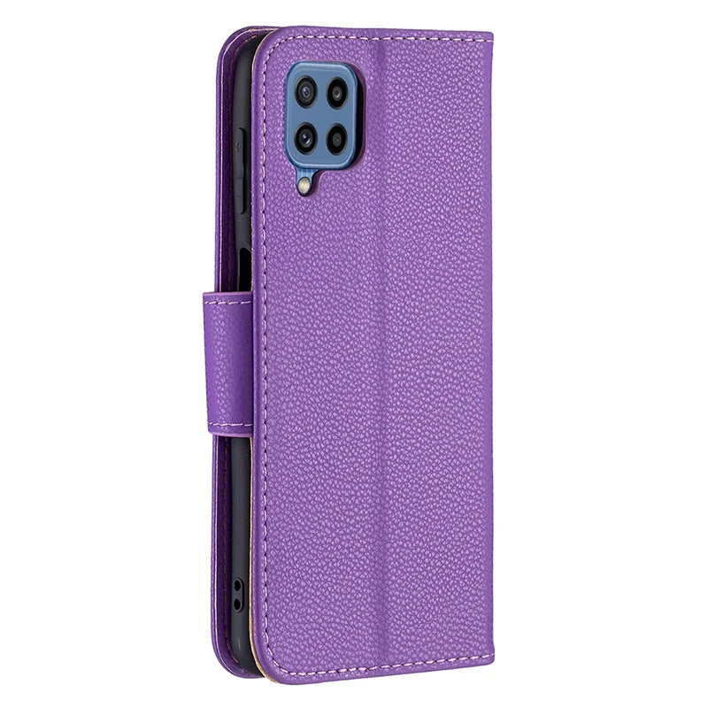 Premium Leather Wallet Flip Case for Samsung Galaxy M14, M32, M33, M53 5G - Multifunctional Cover