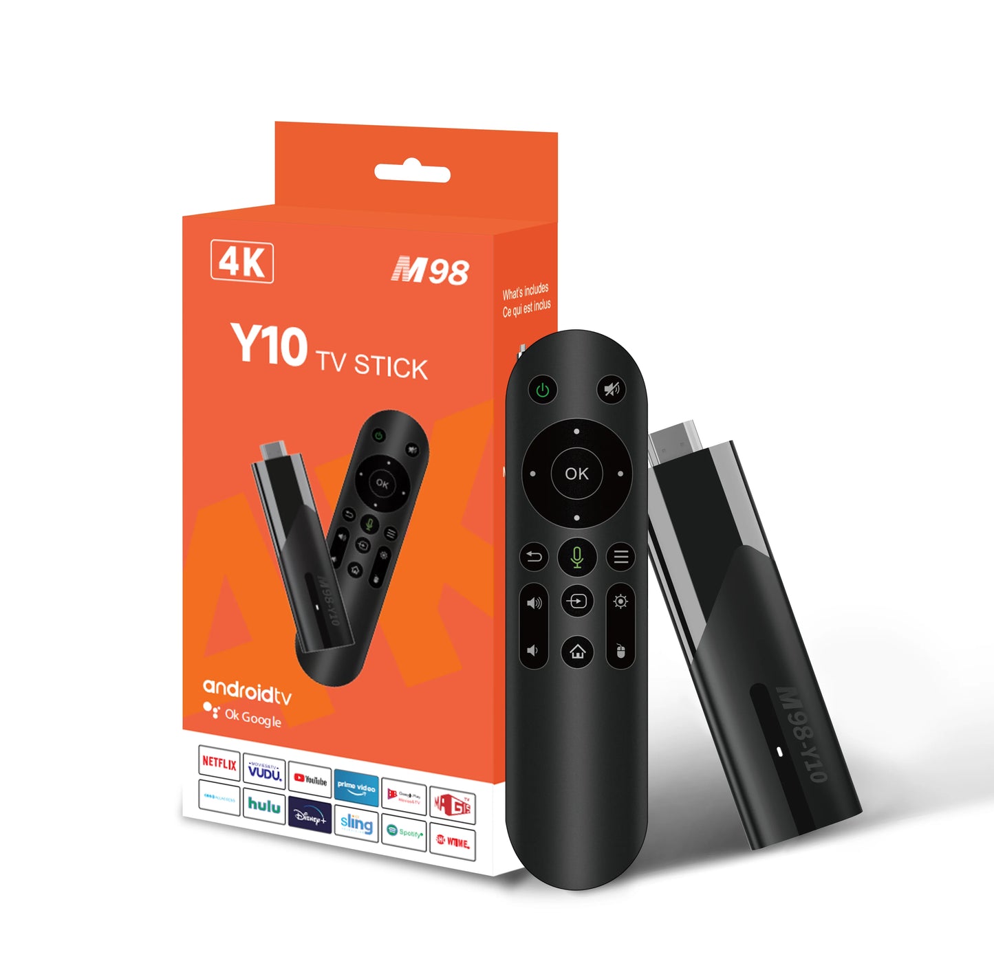 LEMFO ATV Mini TV Stick | Android 13, Allwinner H618, 8K/4K Playback, WiFi 6, BT 5.2, Voice Remote, Smart TV Stick