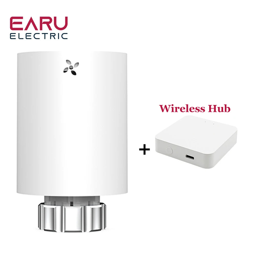 Tuya Smart ZigBee Radiator Actuator TRV Programmable Thermostatic Radiator Valve App Remote Temperature Controller Support Alexa