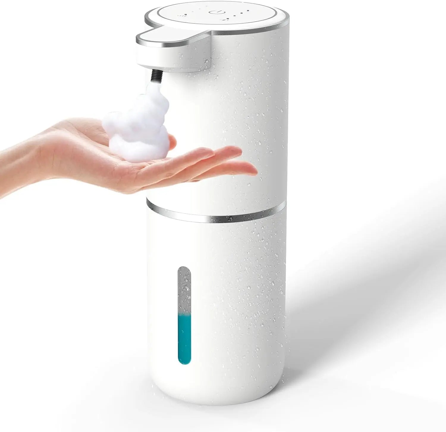 2025 NEW 380ml Automatic Soap Dispenser Foam USB Charging Touchless Smart Display Infrared Sensor Soap Dispensers Hand Washer