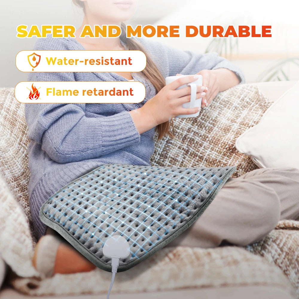 30*59cm Electric Heating Pad Waterproof Winter Heater Abdomen Shoulder Back Pain Relief Physiotherapy Blanket Warm Mat Sofa Bed
