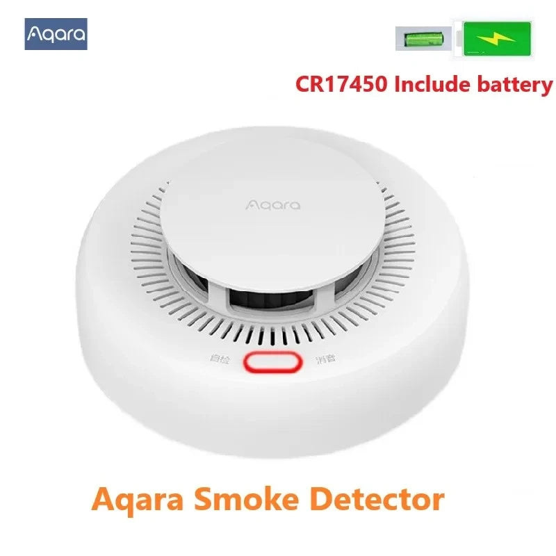 Aqara Smart Natural Gas Detector Zigbee 3.0 Smoke Alarm Kit Intelligent Linkage Home Security Work with Aqara Hub Homekit APP