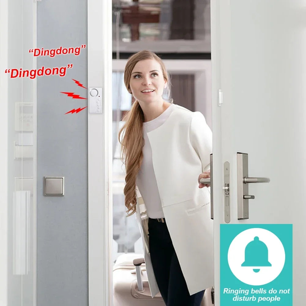 Wireless Window Door Sensor Smart Home Automation Time Delay Alarm Window Open Closed Door Security Anti-theft Sensor
