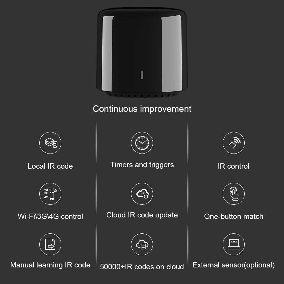 BroadLink RM4 Mini IR WiFi Smart Home Automation Universal Remote Control Bestcon RM4C Controller Works Alexa Google Assistant
