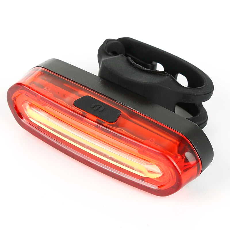 USB Rechargeable LED Bike Tail Light - Ultra Bright Night Cycling Warning Light for Mountain & Road Bikes