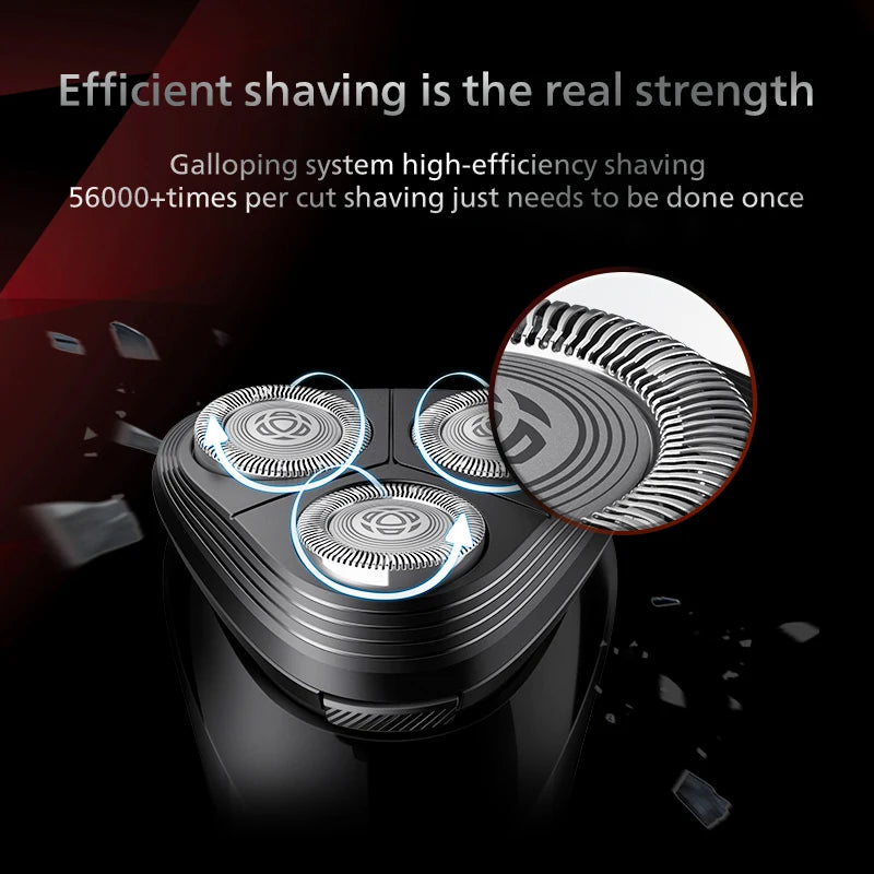 PHILIPS S1113 Electric Shaver - USB Rechargeable, Portable, Full-Body Washable Razor for Men