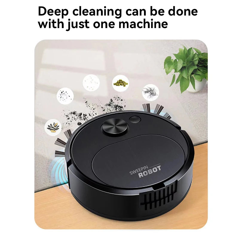 Fully Automatic Sweeping Robot Sweep Vacuum Cleaner Mopping Floor Cleaner Home Cleaning Machine Smart Electric Sweeper