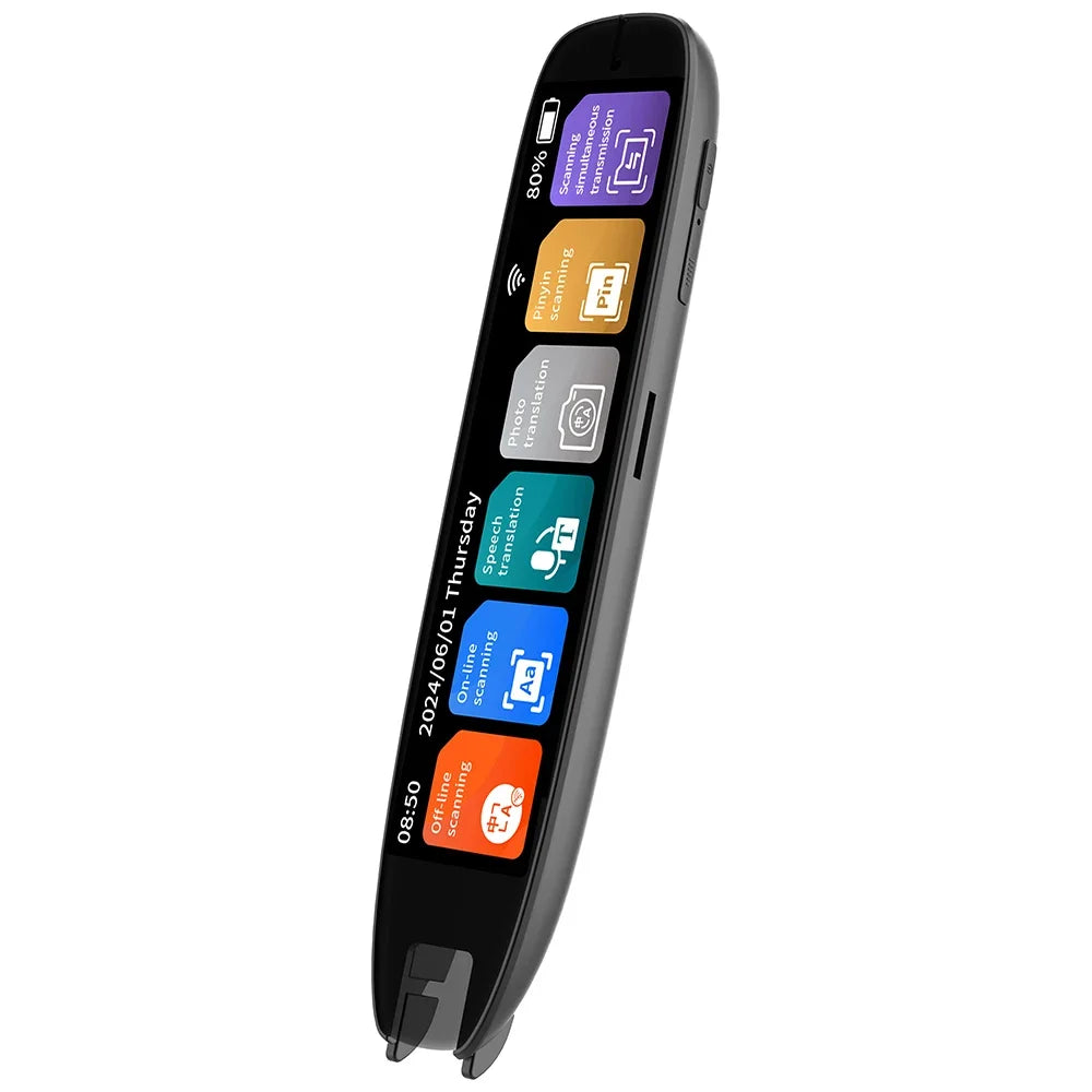 S65 Pro Smart MultifunctionTranslation Real Time Languages Translator Business Dictionary Pen Voice Scan Translator Pen