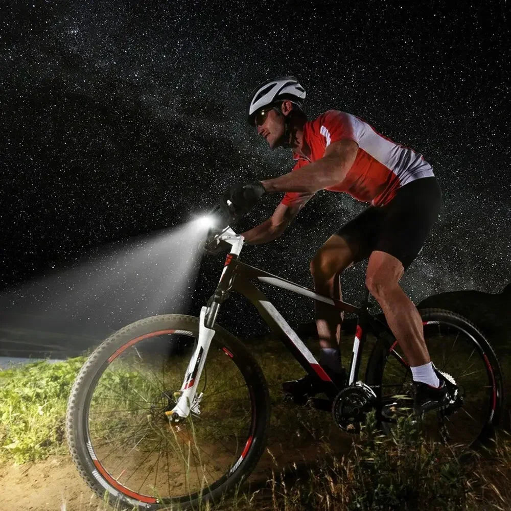 USB Rechargeable T6 LED 1000LM Bicycle Headlight - Ultra Bright Front Light for MTB, Road Bike, Cycling & Scooters