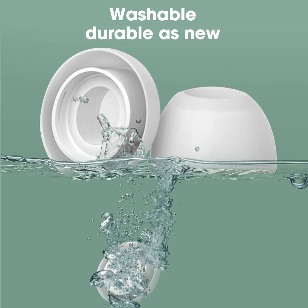 BAPPSUS Replacement Eartips for AirPods Pro – Soft silicone earbuds in XS/S/M/L sizes; comfortable and secure fit.