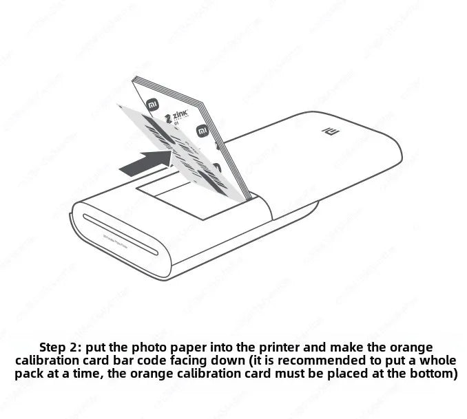 Xiaomi Mijia Pocket Photo Printer Home Portable Mobile Phone Bluetooth Connection Scan AR Photo  ID Photo Headshot Printer