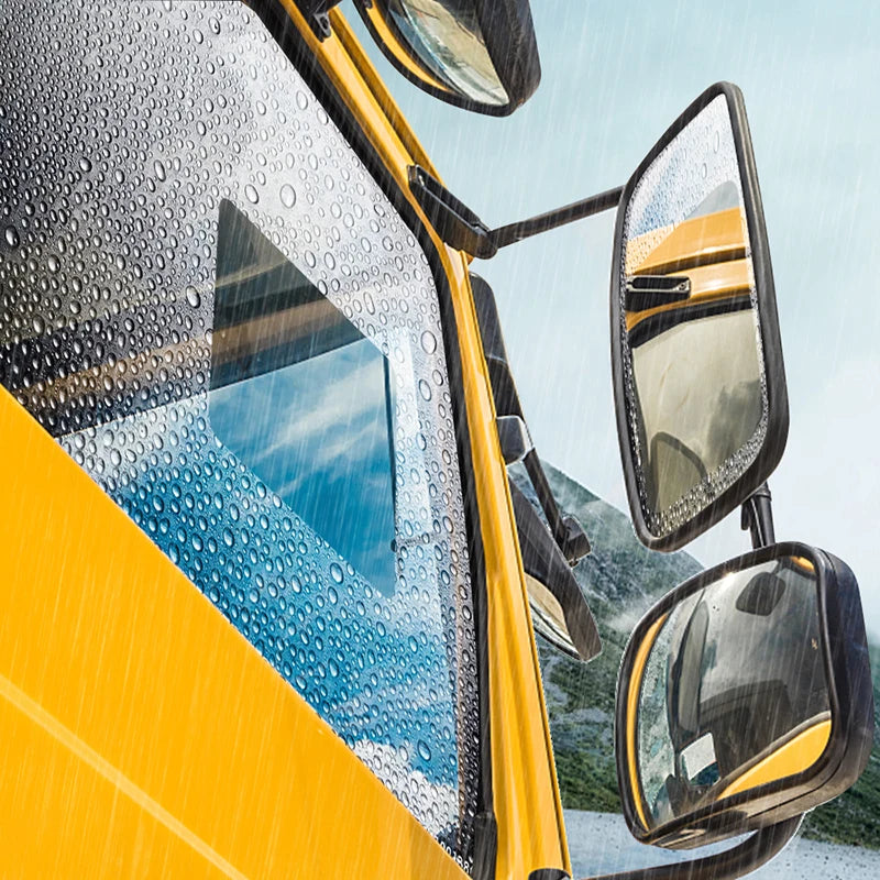 Rainproof Rearview Mirror Film - Anti-Fog, Waterproof Window Stickers for Car and Truck Glass - Safe Driving in Rain