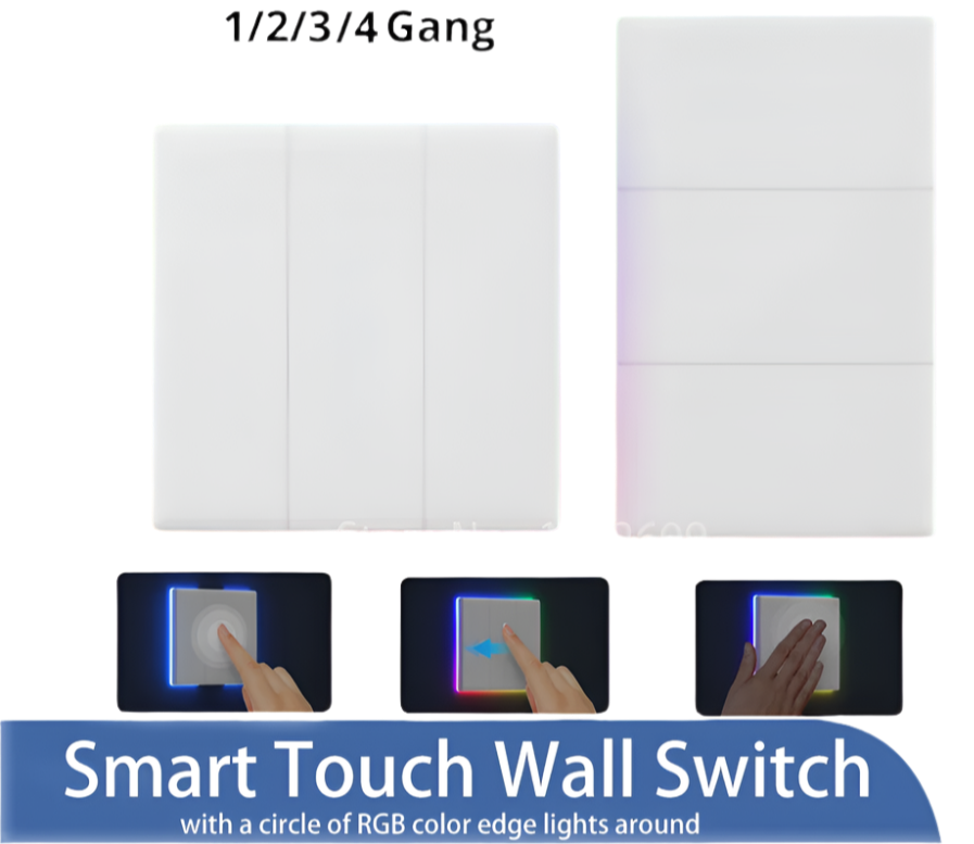 SONOFF T5 Smart WiFi Touch Wall Switch Timer Scene with LED Light eWeLink APP Automation Remote Control Alexa Google Home Alice