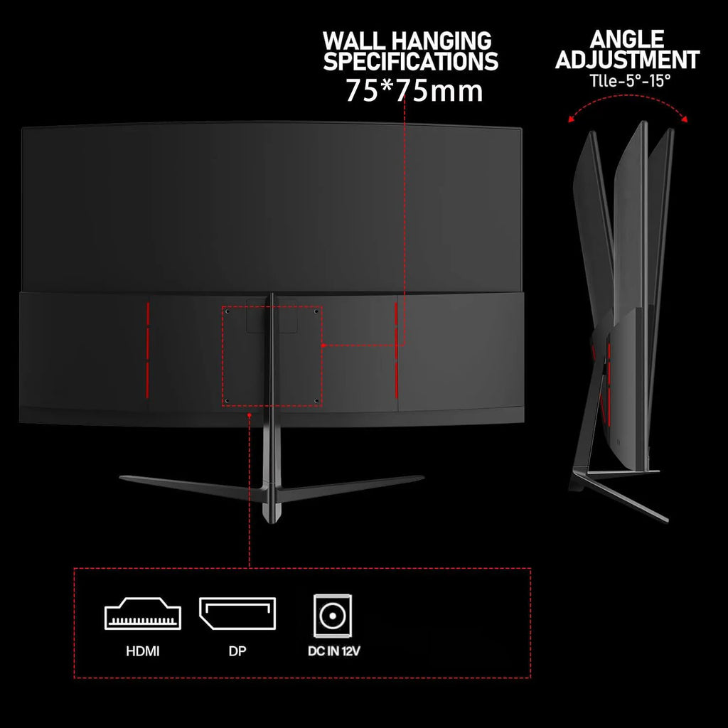 27inch 165Hz Gaming Monitor IPS 350cm/d2 Gaming Display DP HDMI FHD Desktop Ultra-thin Computer Screen Monitor