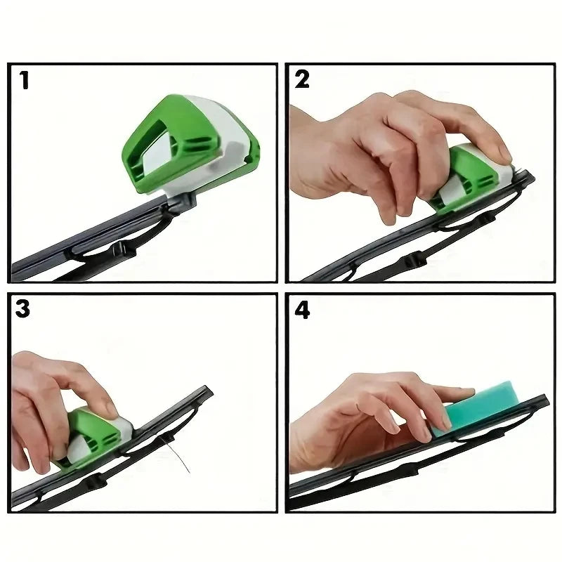 Car Wiper Blade Repair Tool - Regroove Trimmer and Restorer for Windscreen Wipers - Durable Rubber Cutter for Extended Wiper Life