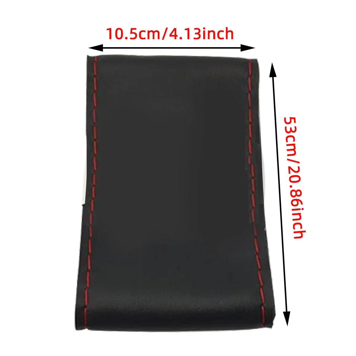 Universal Leather Car Steering Wheel Stitch On Wrap Cover Fit for 38cm 14" DIY Sewing Breathable and Anti Slip Black Grey Beige