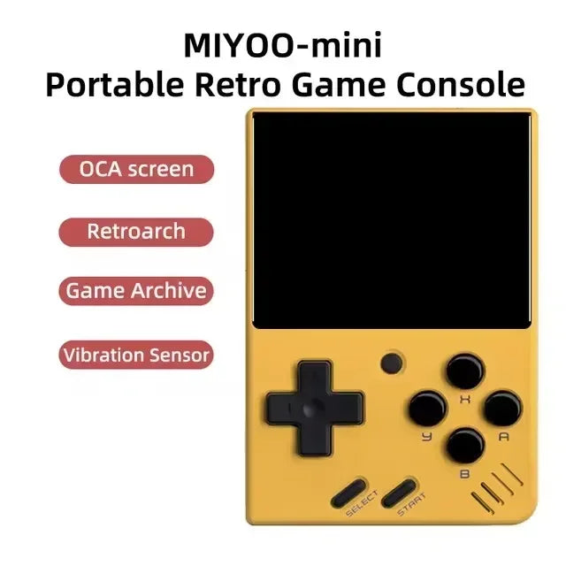 MIYOO MINI V4 PortableRetro Handheld Game Console 2.8Inch IPS Screen Miyoomini Video Game Consoles Linux System Classic Emulator