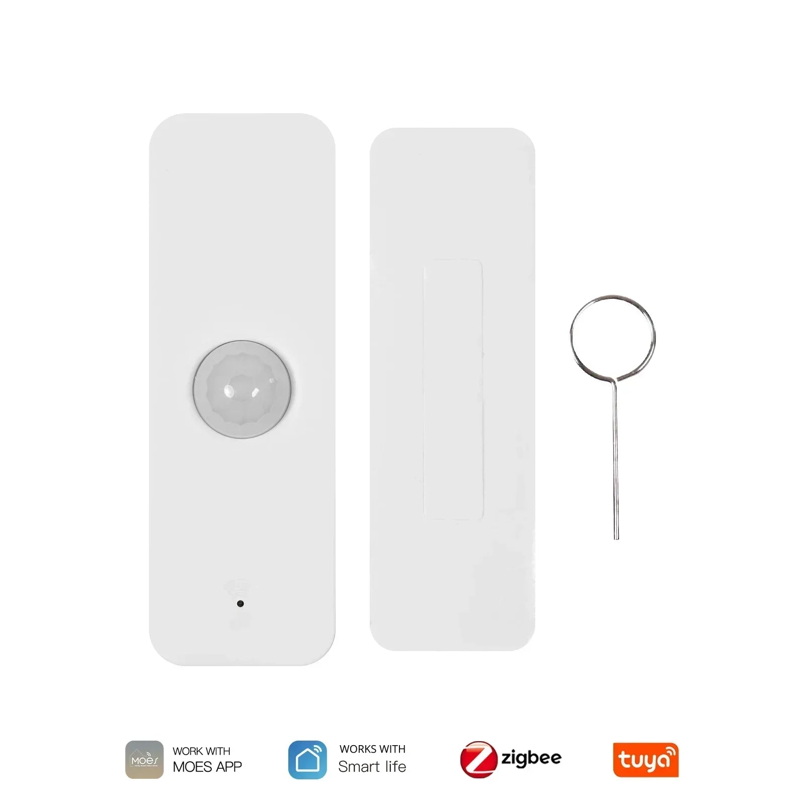 MOES Tuya WiFi/ZigBee Smart PIR Sensor Human Body Infrared Motion Detector Home Security Scene Linkage Automation Battery Power