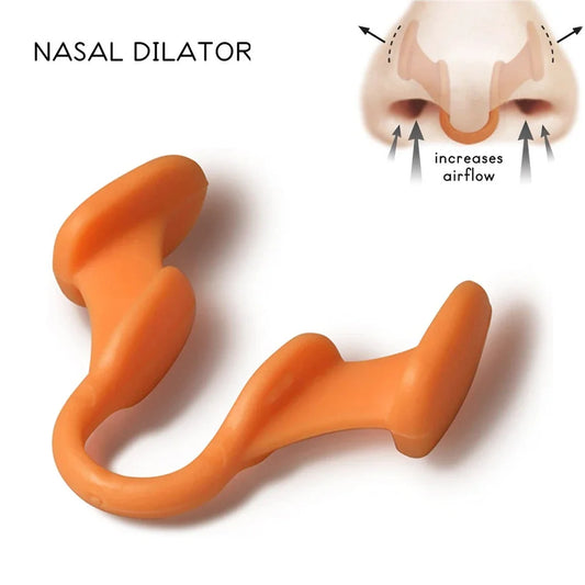 1pc Silicone Anti-Snoring Nose Clip - Nasal Dilator for Easy Breathing, Better Sleep, and Rhinitis Relief