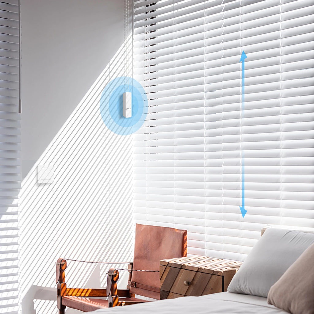 Tuya WiFi Smart Motor for Electric Roller Blinds & Shades - RF Remote Kit, Smart Life App Control, Compatible with Alexa/Google Home