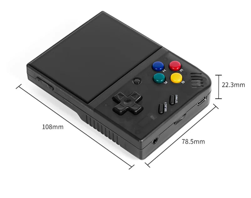 MIYOO Mini Plus Portable Retro Handheld Game Console – 3.5-Inch IPS HD Display, Multi-Platform Emulator