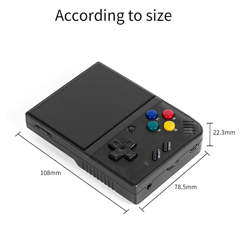 MIYOO Mini Plus Portable Retro Handheld Game Console – 3.5-Inch IPS HD Display, Multi-Platform Emulator