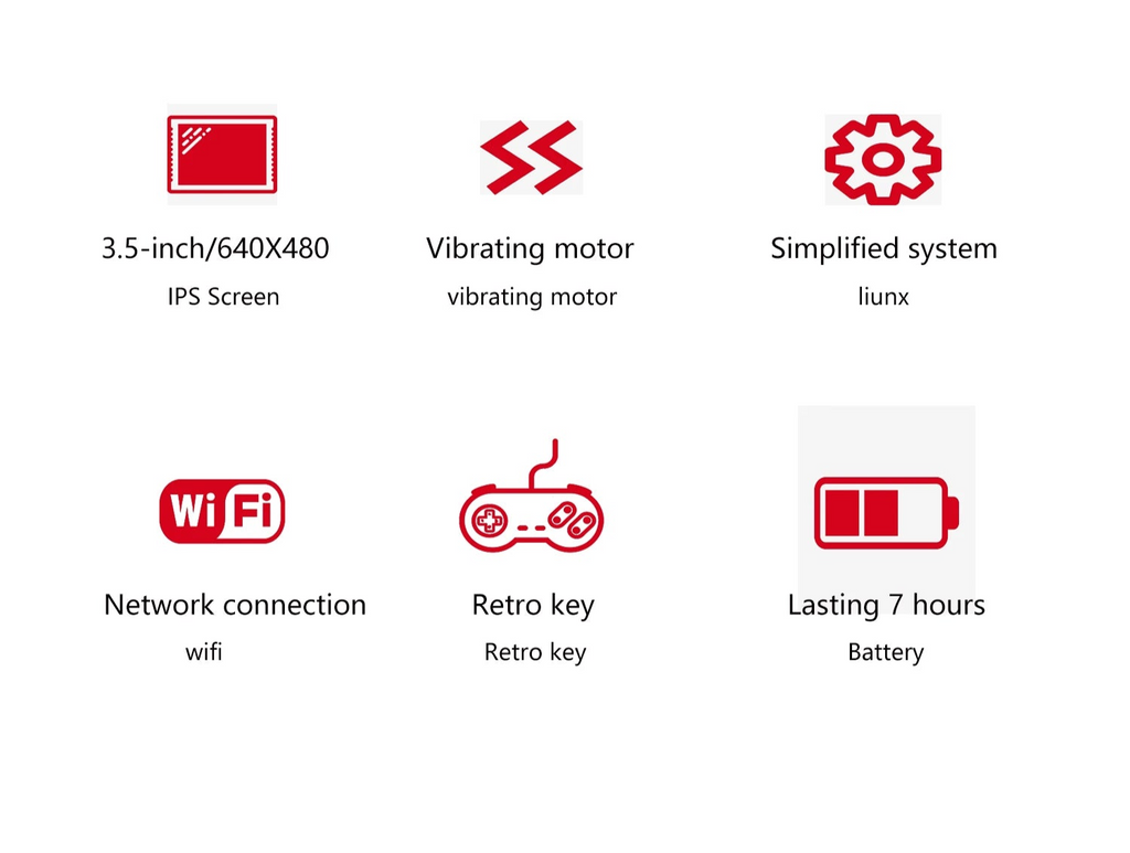 MIYOO Mini Plus Portable Retro Handheld Game Console – 3.5-Inch IPS HD Display, Multi-Platform Emulator