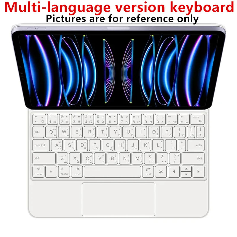 HUWEI Magic Keyboard for iPad Pro 11" & 12.9", iPad Air 4/5, iPad 10th Gen | Smart Cover Magnetic Case with Trackpad