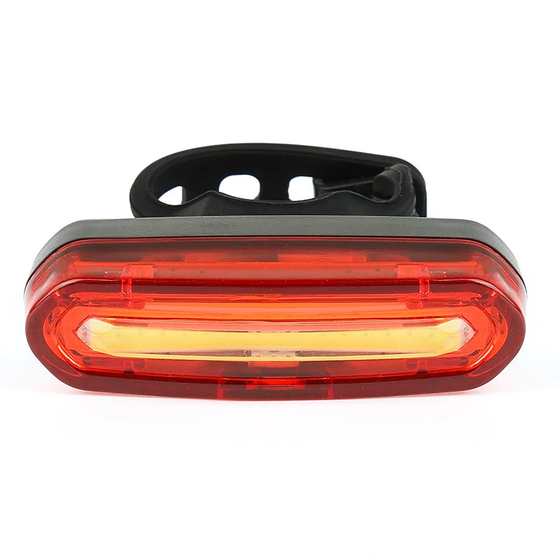 USB Rechargeable LED Bike Tail Light - Ultra Bright Night Cycling Warning Light for Mountain & Road Bikes