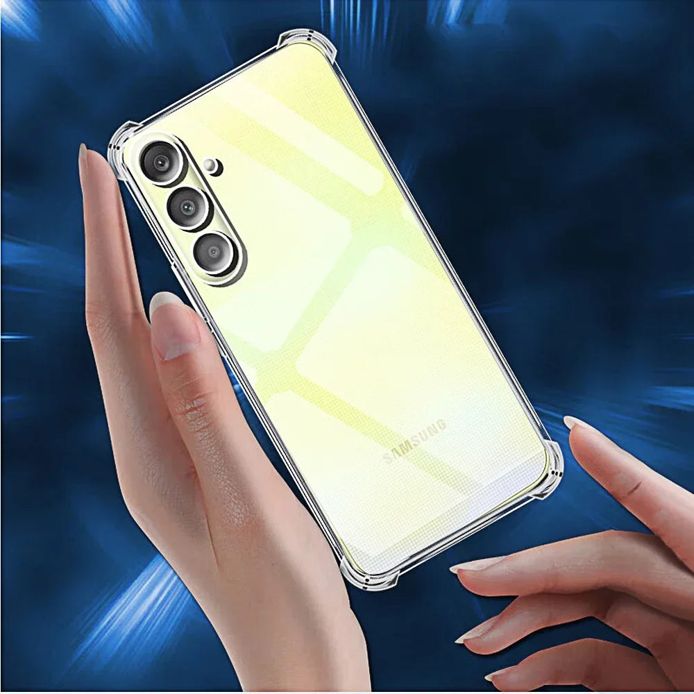 Shockproof Clear Phone Case for Samsung Galaxy A Series | Transparent Cover for A54, A34, A24 4G, A14 5G, A73, A53, A33, A25, A35, A23, A13, A05S, A04S