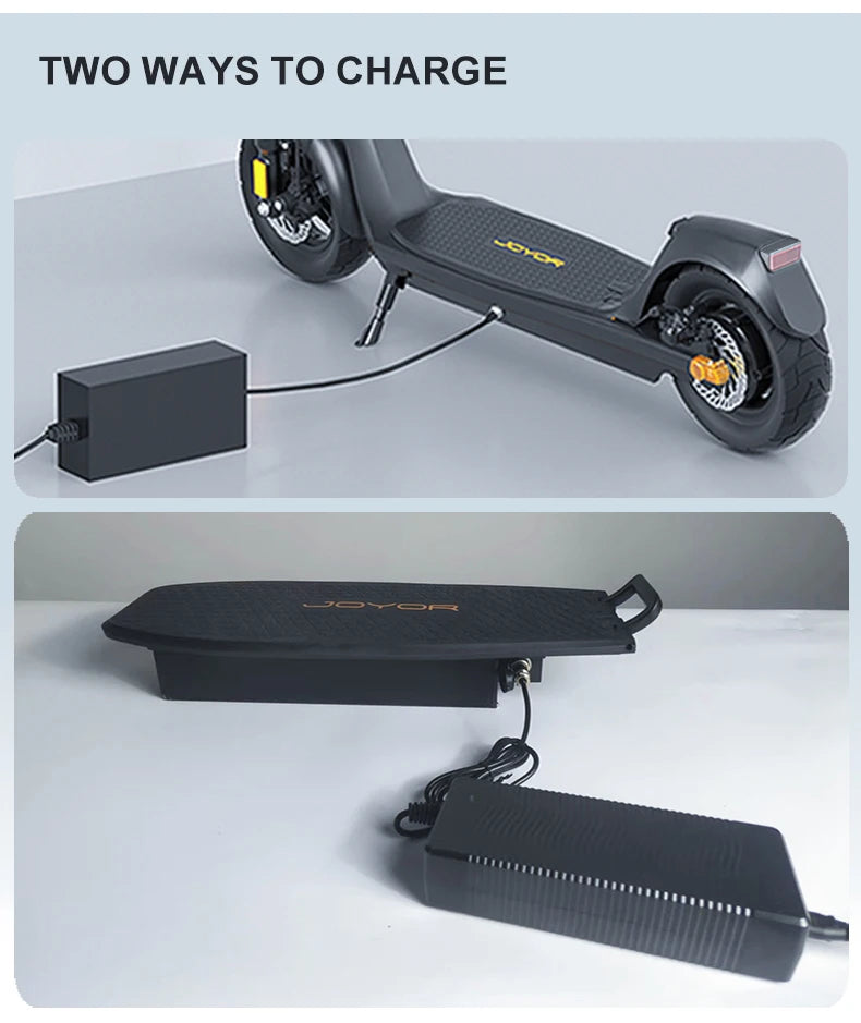 JOYOR C10 Electric Scooter - 500W Motor, 48V 10.4Ah Battery, 45km/h Max Speed, 30-50km Range, Foldable Design, 10'' Tires, 120kg Load Capacity